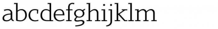 Sky Serif Book Font LOWERCASE
