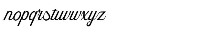 Skyblue Script Variable Light Font LOWERCASE