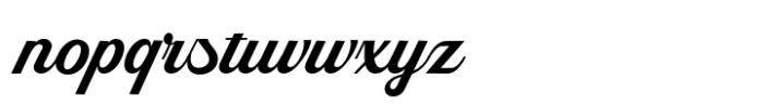 Skyblue Script Variable Semi Bold Font LOWERCASE