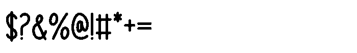 Skybound Font OTHER CHARS