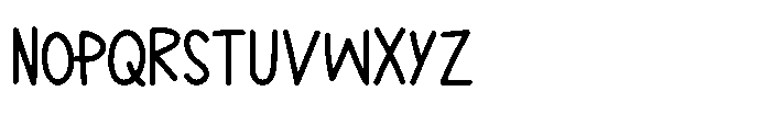 Skybound Font LOWERCASE