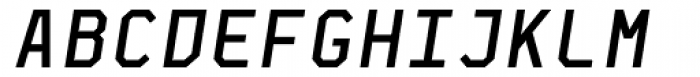 Skyhook Mono Bold Italic Font UPPERCASE