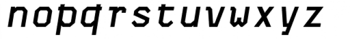 Skyhook Mono Bold Italic Font LOWERCASE