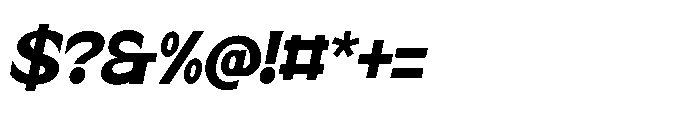 Skylane Horizon Bold Italic Font OTHER CHARS