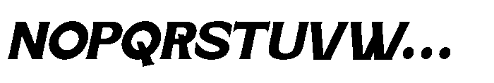Skylane Horizon Bold Italic Font UPPERCASE