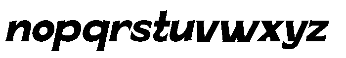 Skylane Horizon Bold Italic Font LOWERCASE