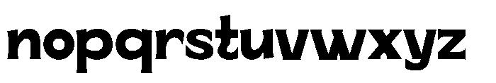Skylane Horizon Bold Font LOWERCASE