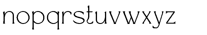 Skylane Horizon Regular Font LOWERCASE