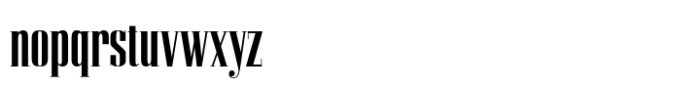 Skyline Condensed Bold Font LOWERCASE