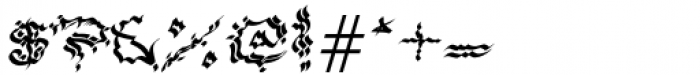 Skylligraphy Regular Font OTHER CHARS