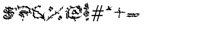 Skylligraphy Font OTHER CHARS