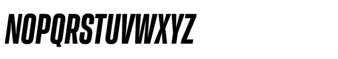 Skyrise Extra Bold Oblique Font UPPERCASE