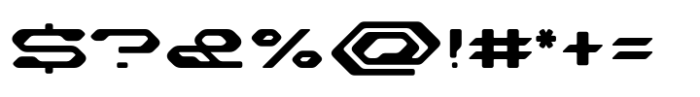 Skyrox Deco Bold Expanded Font OTHER CHARS