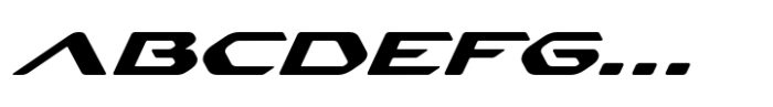 Skyrox Tech Italic Font UPPERCASE
