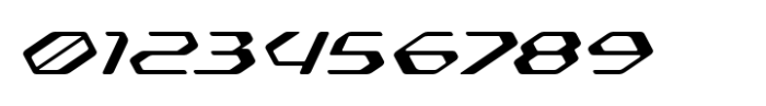 Skyrox Tech Light Condensed Italic Font OTHER CHARS