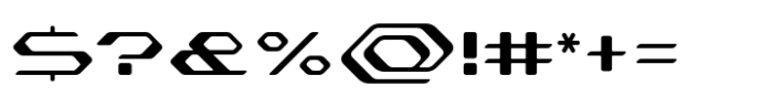Skyrox Tech Light Font OTHER CHARS