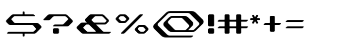 Skyrox Tech Variable Font OTHER CHARS