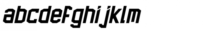 Skywalking Italic Font LOWERCASE