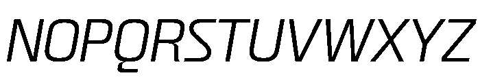 Skanner Book Italic3 Font UPPERCASE