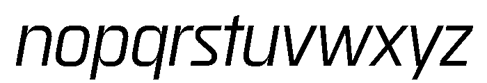 Skanner Book Italic3 Font LOWERCASE