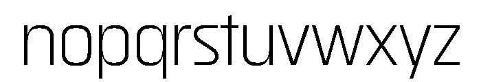 Skanner Light3 Font LOWERCASE