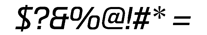 Skanner Regular Italic3 Font OTHER CHARS