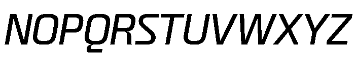 Skanner Regular Italic3 Font UPPERCASE
