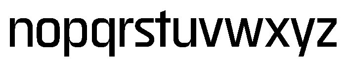 Skanner Regular3 Font LOWERCASE