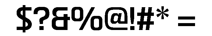 Skanner SemiBold3 Font OTHER CHARS