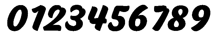 Skew Black Instance Font OTHER CHARS