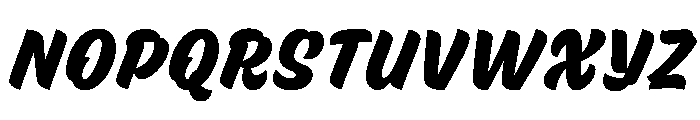 Skew Black Instance Font UPPERCASE