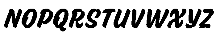 Skew Bold Instance Font UPPERCASE