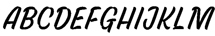 Skew Light Instance Font UPPERCASE