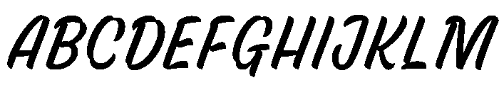 Skew Light Font UPPERCASE