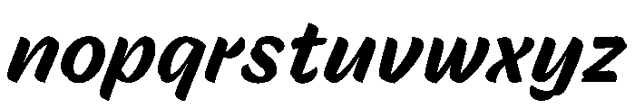 Skew Medium Instance Font LOWERCASE