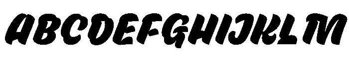 Skew Super Instance Font UPPERCASE