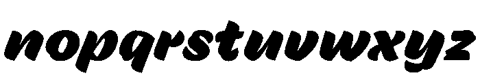 Skew Super Instance Font LOWERCASE