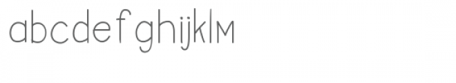 skinny mini font Font LOWERCASE