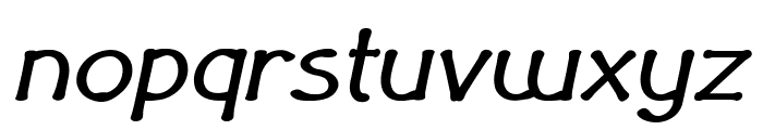 Skech-BoldItalic Font LOWERCASE