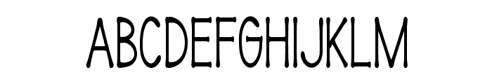 Skech-CondensedRegular Font UPPERCASE