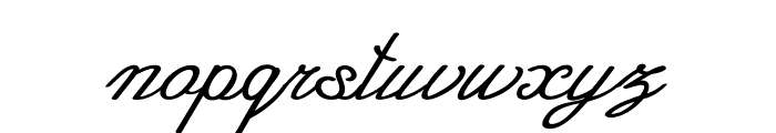 Skell-BoldItalic Font LOWERCASE
