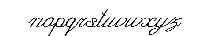 Skell-Italic Font LOWERCASE