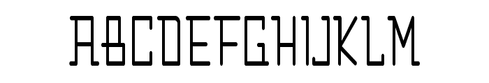 Skellar-CondensedRegular Font UPPERCASE