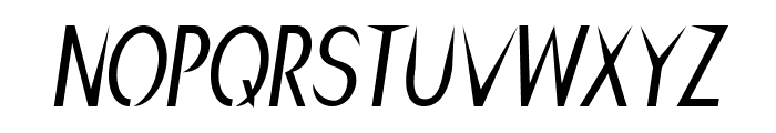 Skewer-CondensedItalic Font UPPERCASE