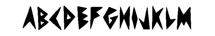 Skaligari Regular Font UPPERCASE