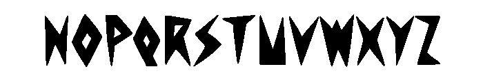 Skaligari Regular Font UPPERCASE
