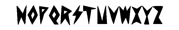 Skaligari Regular Font LOWERCASE