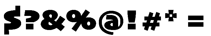 Skia CC Black Font OTHER CHARS