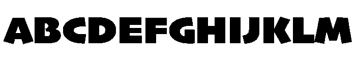 Skia CC Black Font UPPERCASE