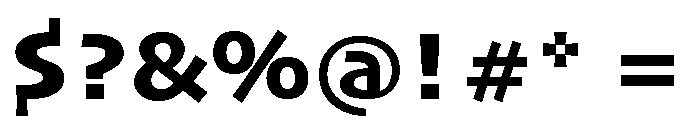 Skia CC Bold Font OTHER CHARS